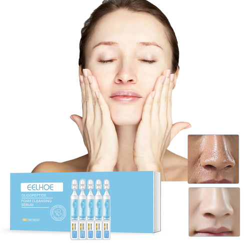 EELHOE Oligopeptide Mini Bubble Cleansing Essence, Pore-Tightening Skin Gentle Deep Clean Blackhead Acne