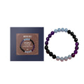 Purple Glass Bracelet, Glass Crystal Personality Fashion Decorative Clothing Accessories Hand Beaded Bracelet