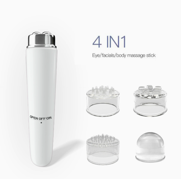 WW | 4 In 1 Electric Facial Massager Micro Vibration Eye Beauty Instrument For Relax Eye Dark Circles Eye Bags Puffiness Eye Massage