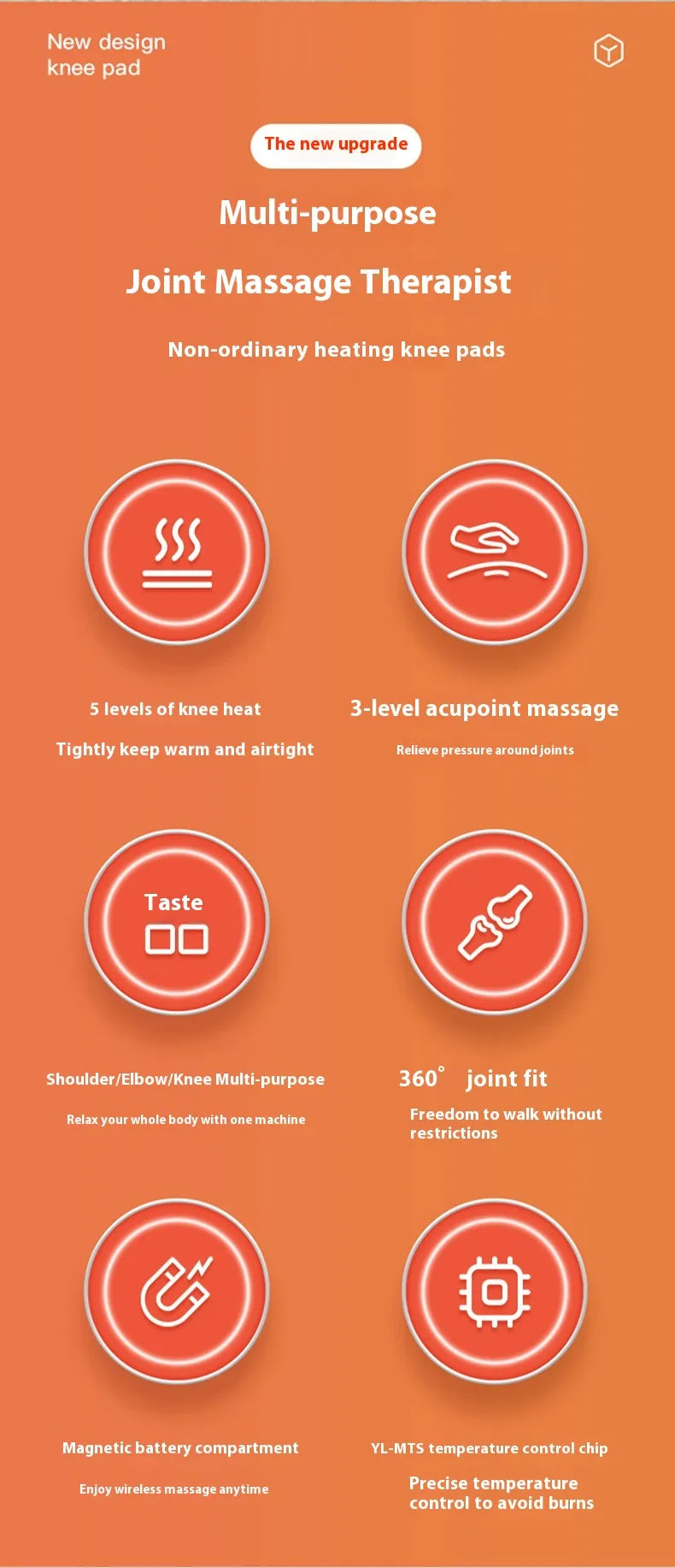 WW | Electric Self-heating Knee Pads