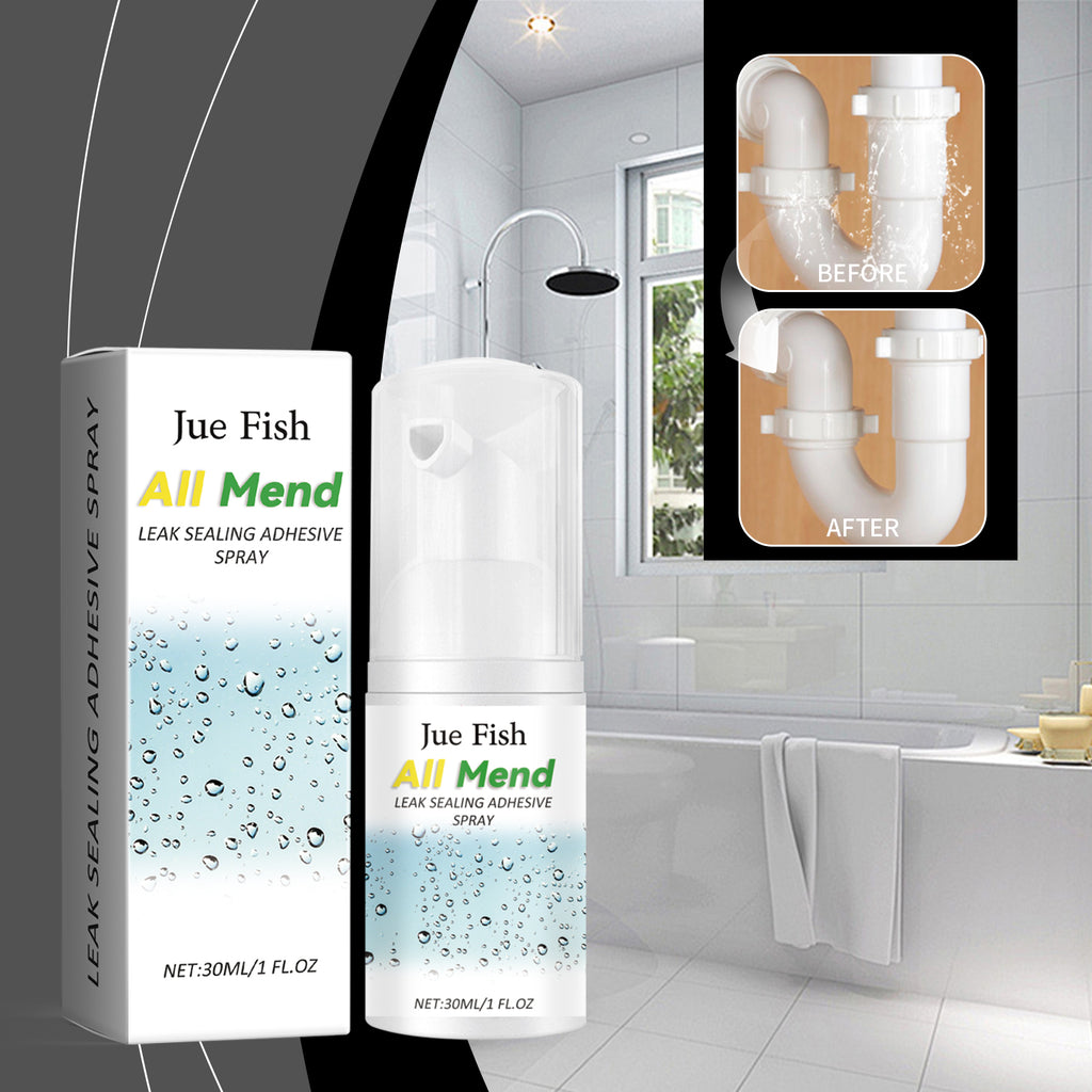 Jue-Fish Leak Sealing Adhesive Spray, Household Instant Seal Leak Sealing Adhesive Spray