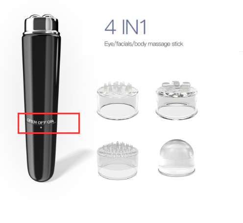 WW | 4 In 1 Electric Facial Massager Micro Vibration Eye Beauty Instrument For Relax Eye Dark Circles Eye Bags Puffiness Eye Massage