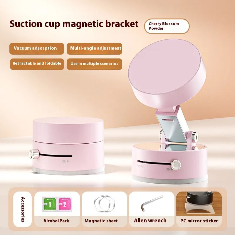 WW | Magnetic Foldable Phone Holder with Suction Cup