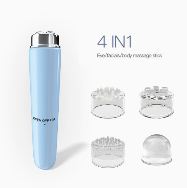 WW | 4 In 1 Electric Facial Massager Micro Vibration Eye Beauty Instrument For Relax Eye Dark Circles Eye Bags Puffiness Eye Massage