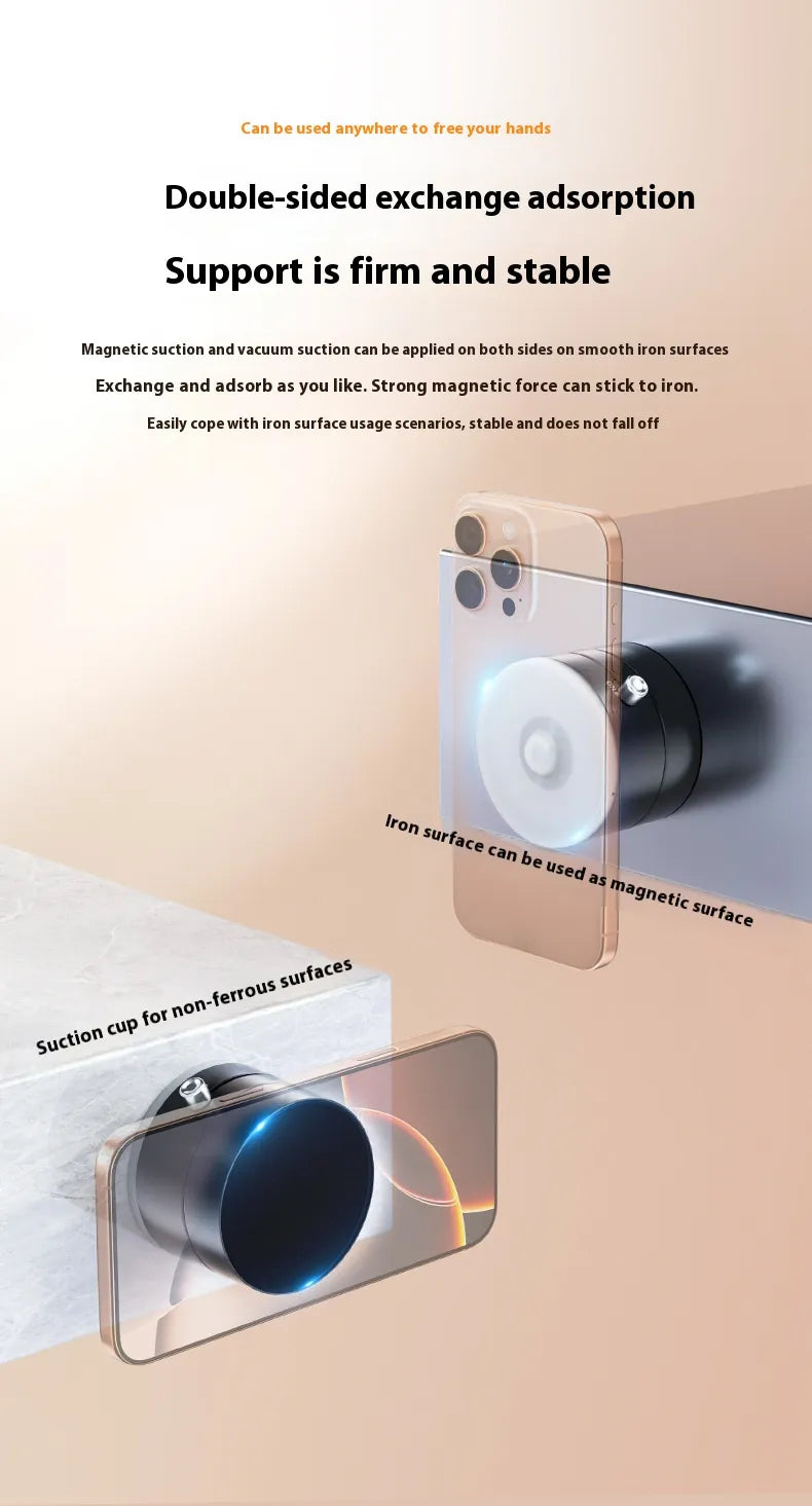 WW | Magnetic Foldable Phone Holder with Suction Cup