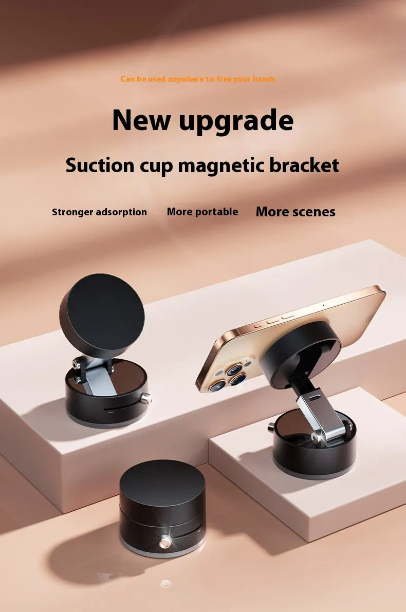 WW | Magnetic Foldable Phone Holder with Suction Cup