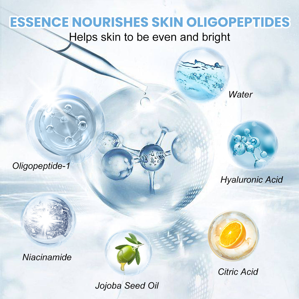 EELHOE Oligopeptide Mini Bubble Cleansing Essence, Pore-Tightening Skin Gentle Deep Clean Blackhead Acne