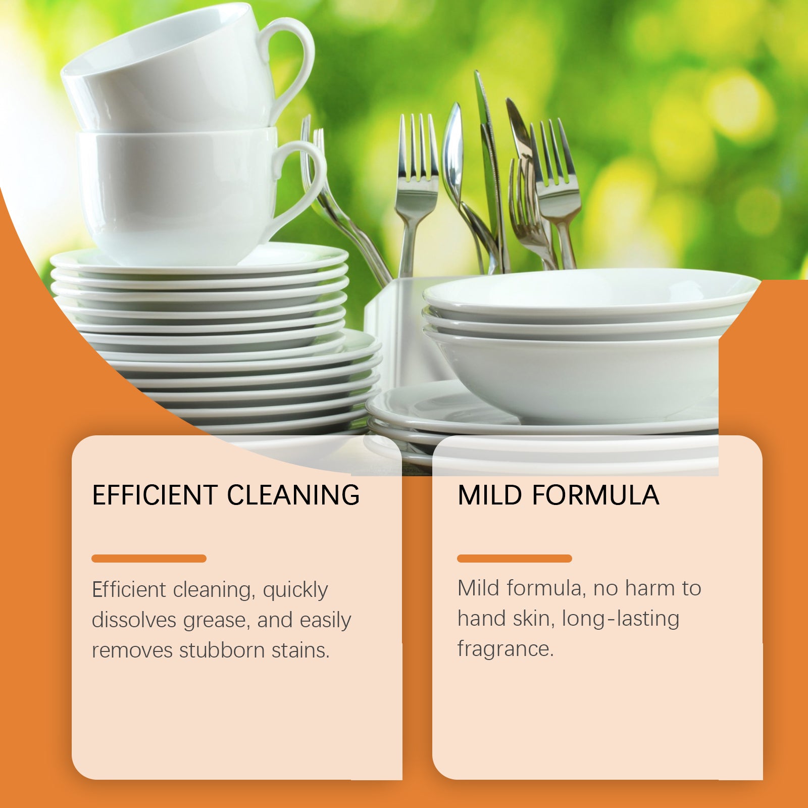 Jakehoe Dishwashing Liquid Kitchen Utensils, Dishes And Chopsticks Clean Decontamination, Oil Removal Fresh And Gentle Dishwashing Liquid