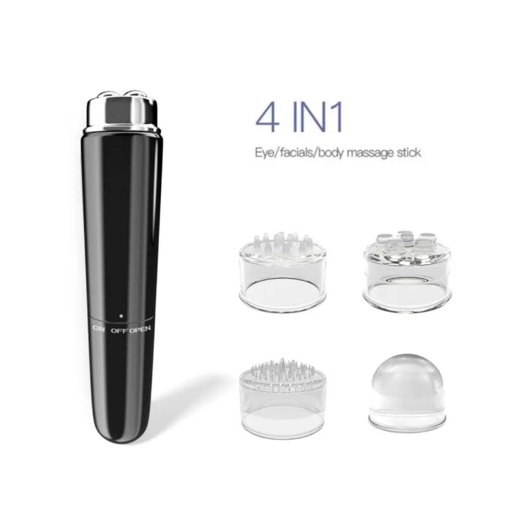WW | 4 In 1 Electric Facial Massager Micro Vibration Eye Beauty Instrument For Relax Eye Dark Circles Eye Bags Puffiness Eye Massage