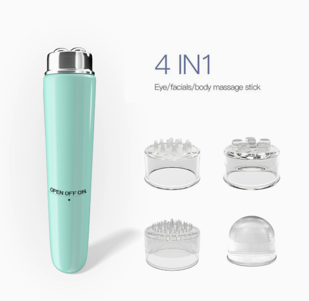 WW | 4 In 1 Electric Facial Massager Micro Vibration Eye Beauty Instrument For Relax Eye Dark Circles Eye Bags Puffiness Eye Massage