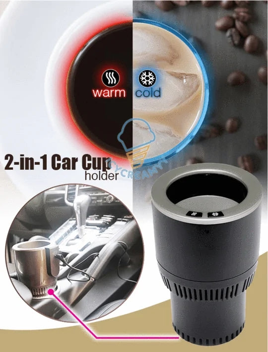 WW | 2 in 1 Electric Car Cup Holder